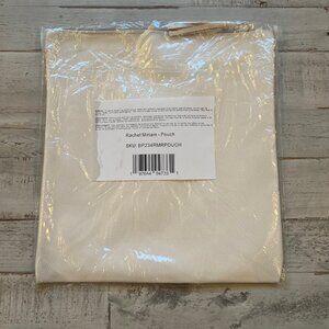 NWT $148 Rachel Miriam Eve Vegan Leather Clutch Pouch New in Plastic